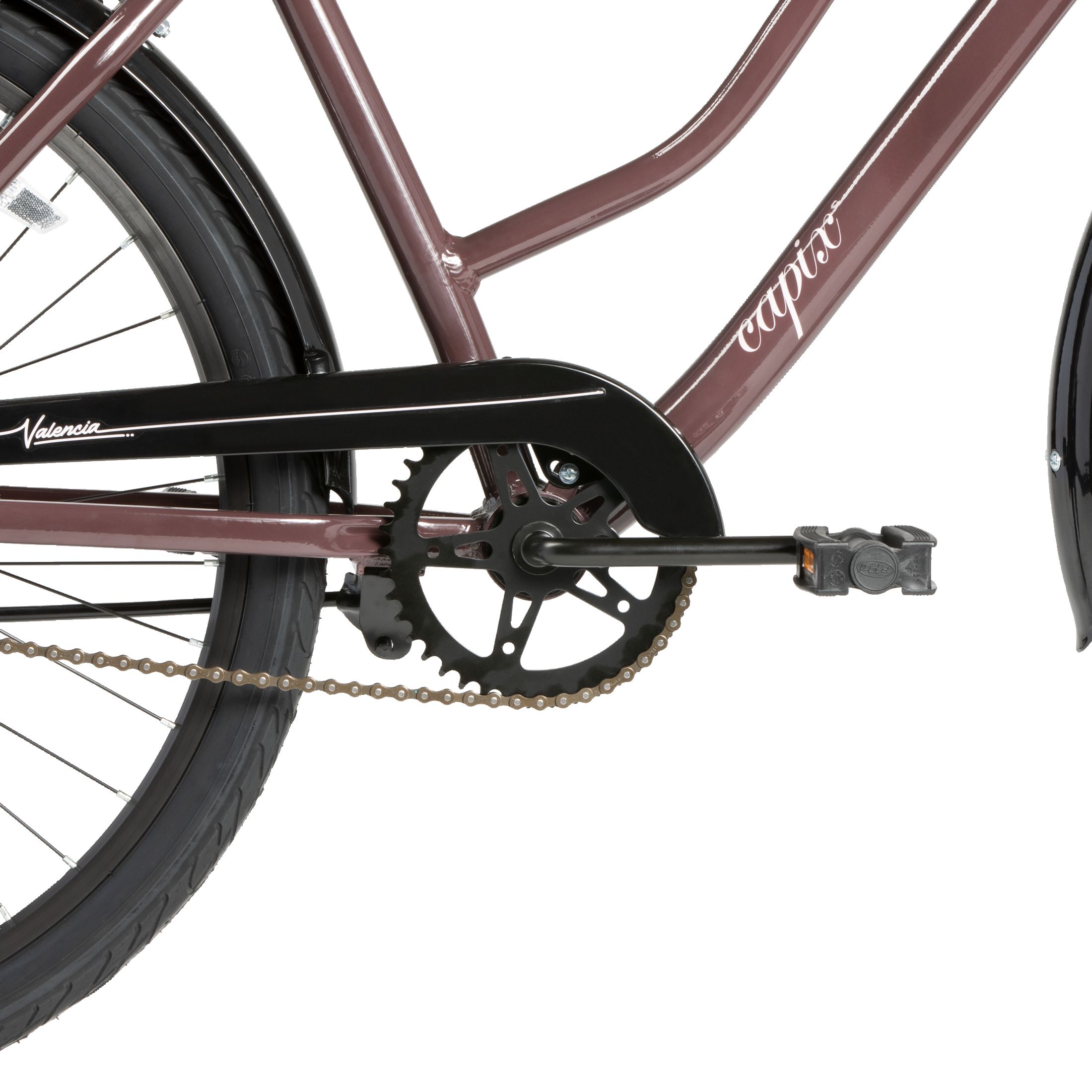 Capix Women's Valencia 26" Cruiser Bike, Single Speed, Aluminum Frame, Pedal Brakes