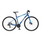 GT Transeo Sport 700c Hybrid Bike, 21 Speed, Aluminum Frame, Mechanical Disc Brakes, Commuter Side_Right