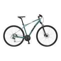 GT Transeo Elite 700c Hybrid Bike, 16 Speed, Aluminum Frame, Hydraulic Disc Brakes, Commuter Side_Right