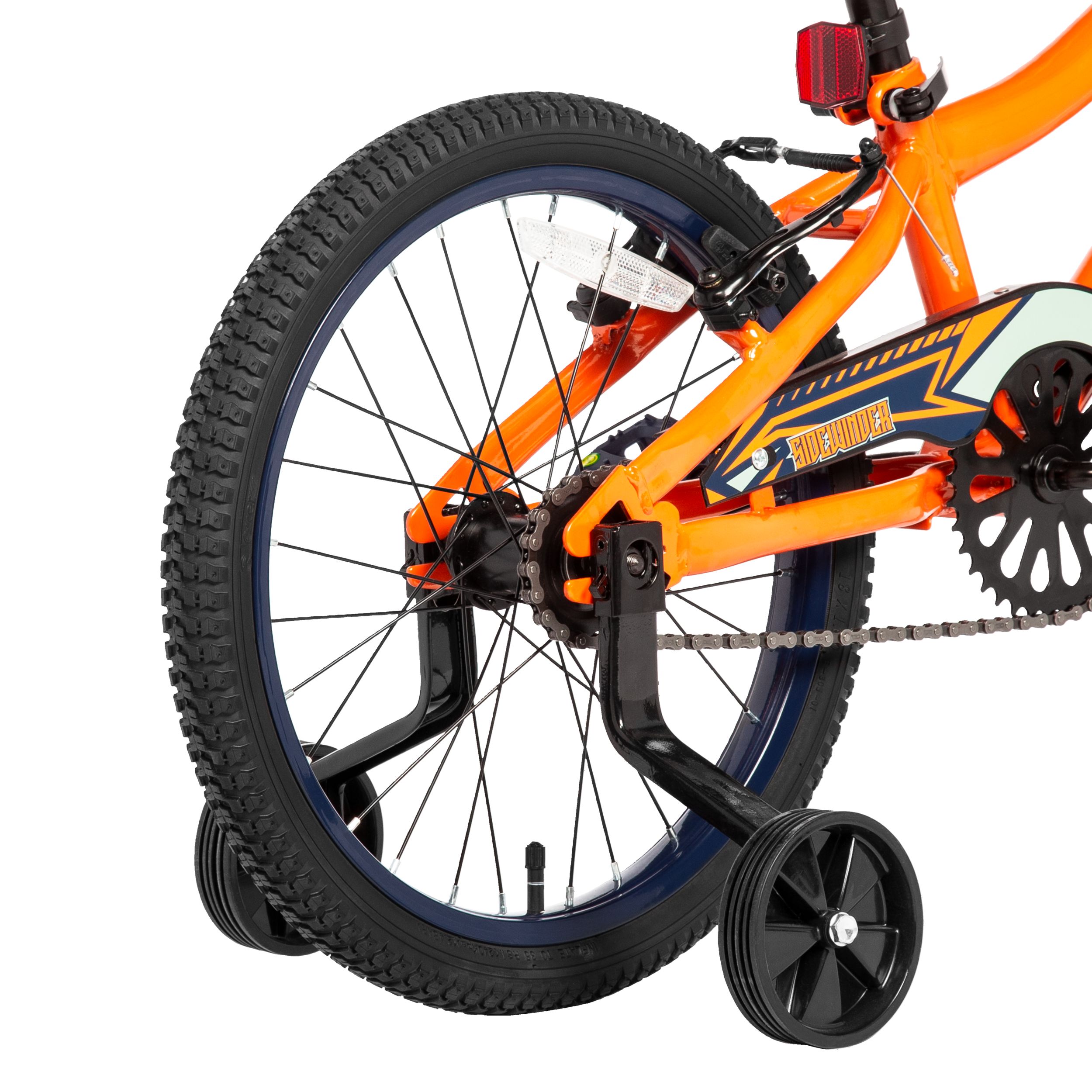 Orange 18 inch bike sale