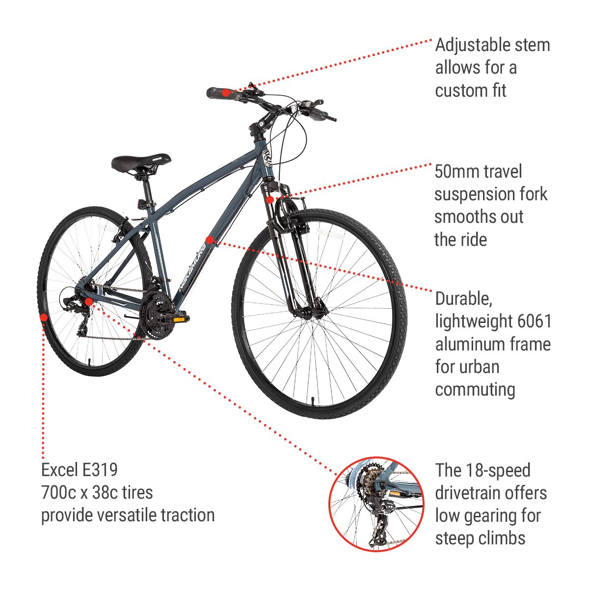 Nakamura Royal 700c Hybrid Hybrid Bikes Sport Chek Nakamura Royal