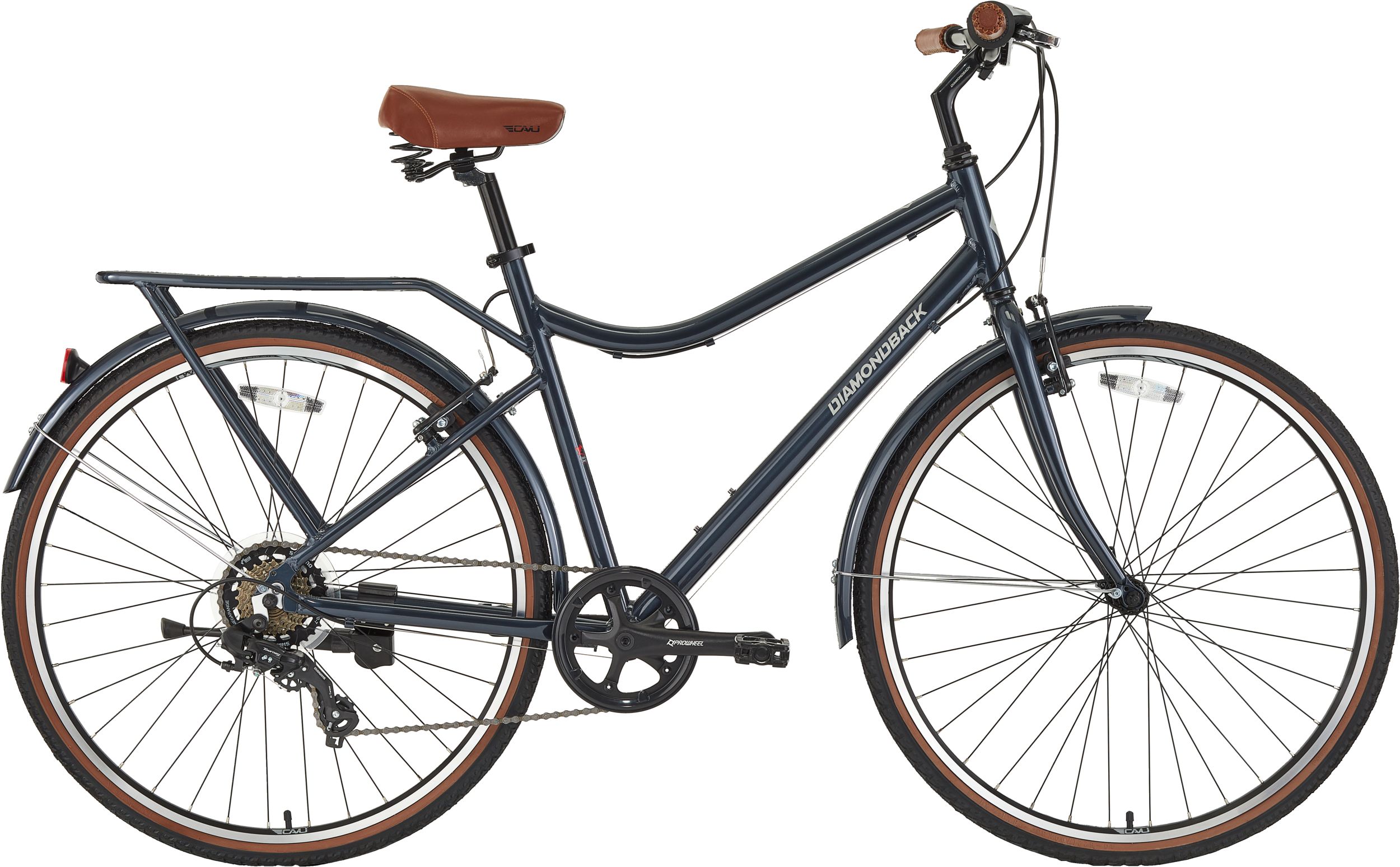 Diamondback Interurban 700c Hybrid Bike, Aluminum Frame, V-Brakes, Commuter