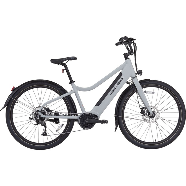 Diamondback Greenway 27.5" Electric Bike, Aluminum Frame, Hydraulic Disc, Commuter