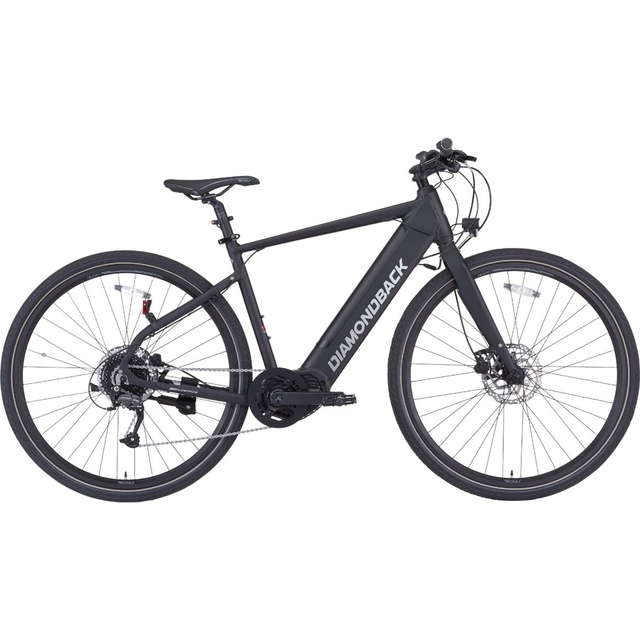 Diamondback Nordet 700C Electric Bike, Aluminum Frame, Hydraulic Disc Brakes, Flatbar