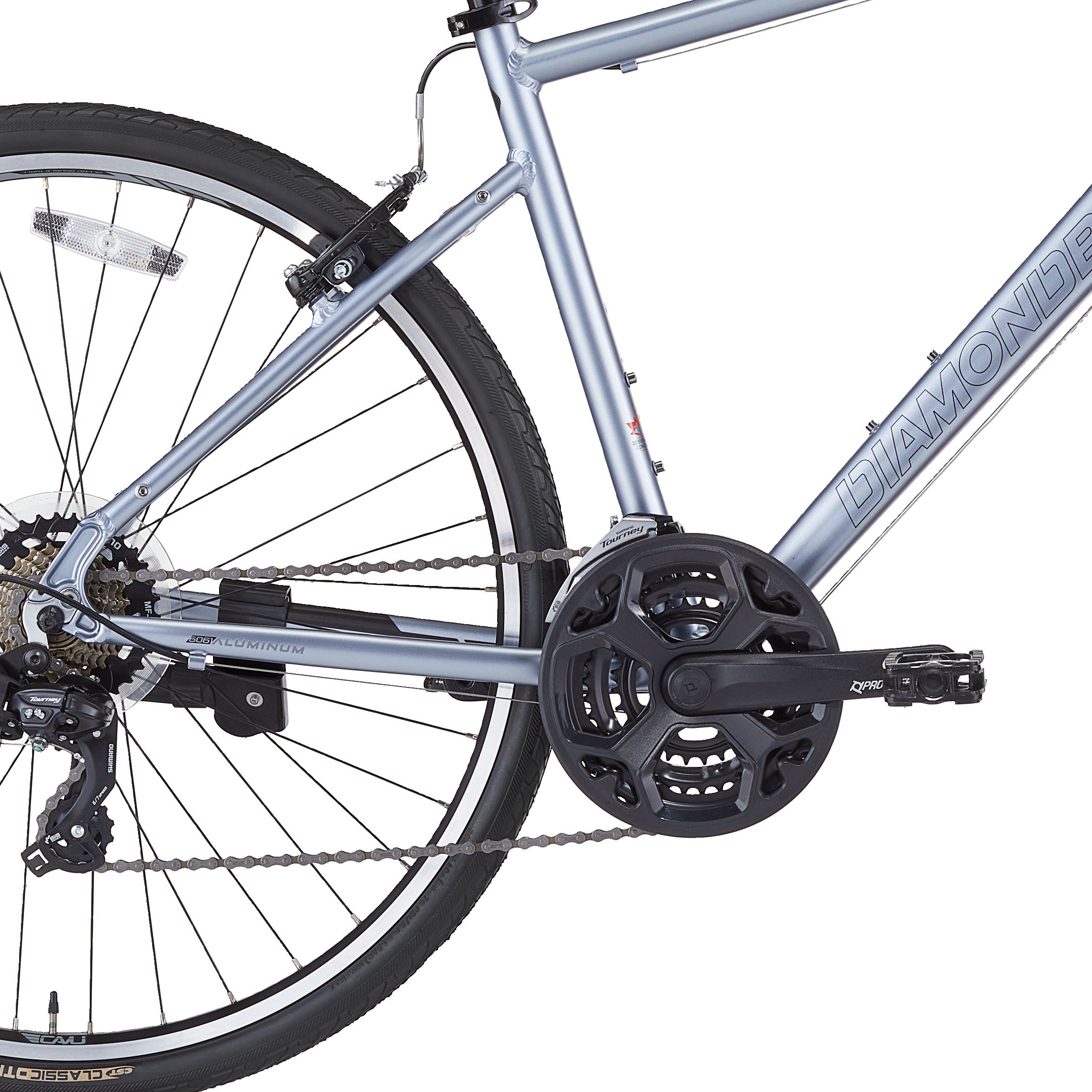 Diamondback Lachine 1 700c Hybrid Bike, 7 Speed, Aluminum, V-Brakes, Hardtail