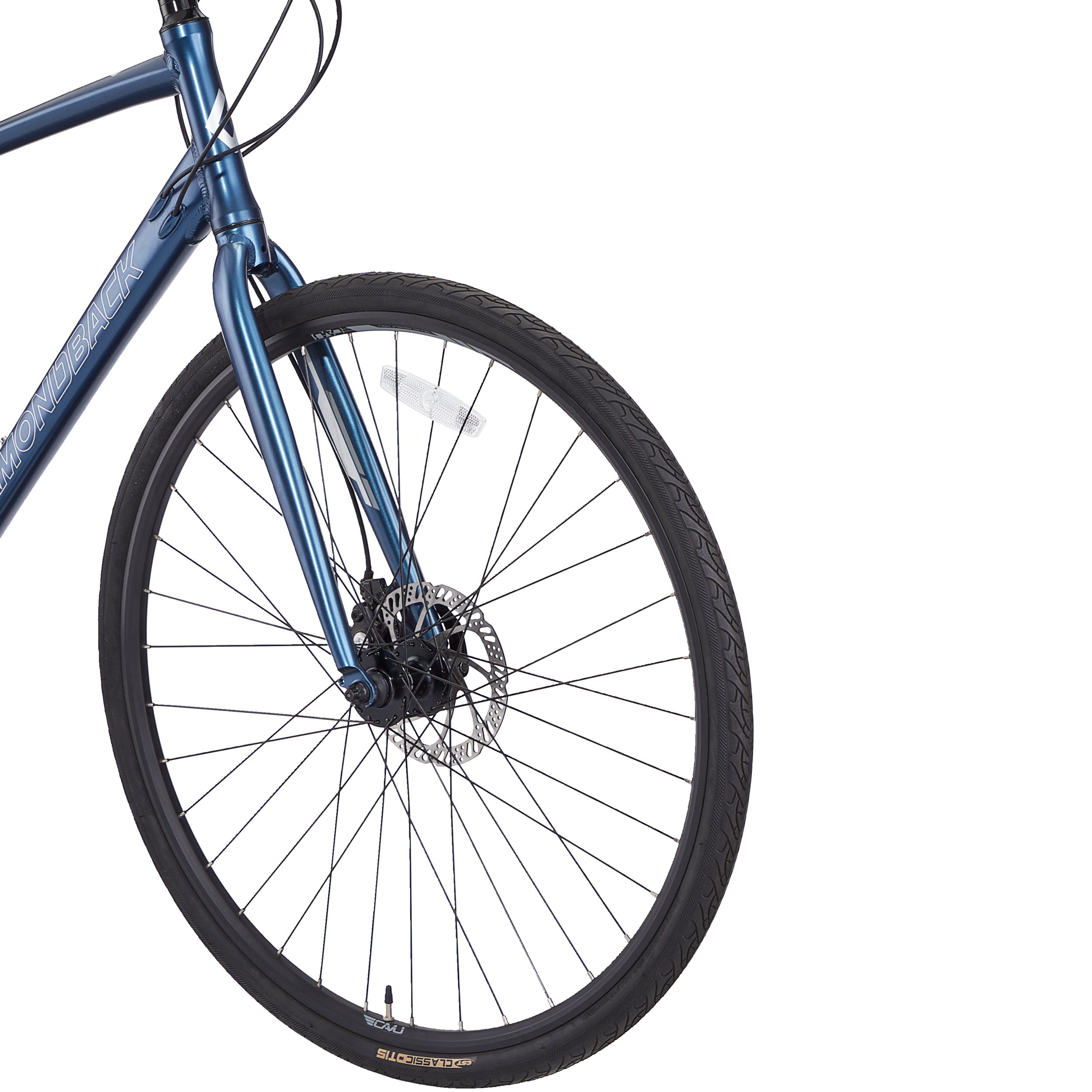 Diamondback Lachine 2 700c Hybrid Bike, 24 Speed, Aluminum, Mechanical Disc Brakes, Hardtail