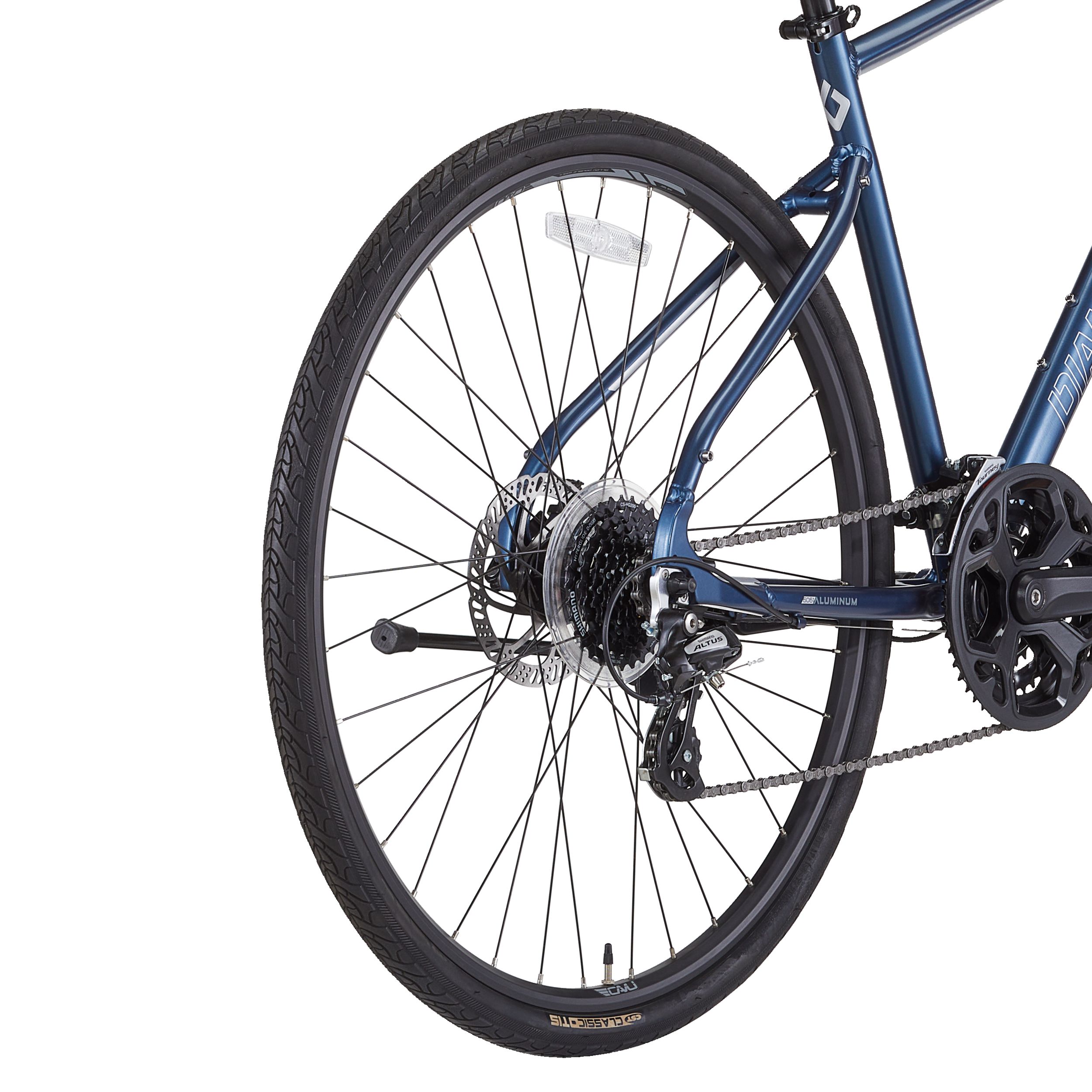 Diamondback Lachine 2 700c Hybrid Bike, 24 Speed, Aluminum, Mechanical Disc Brakes, Hardtail