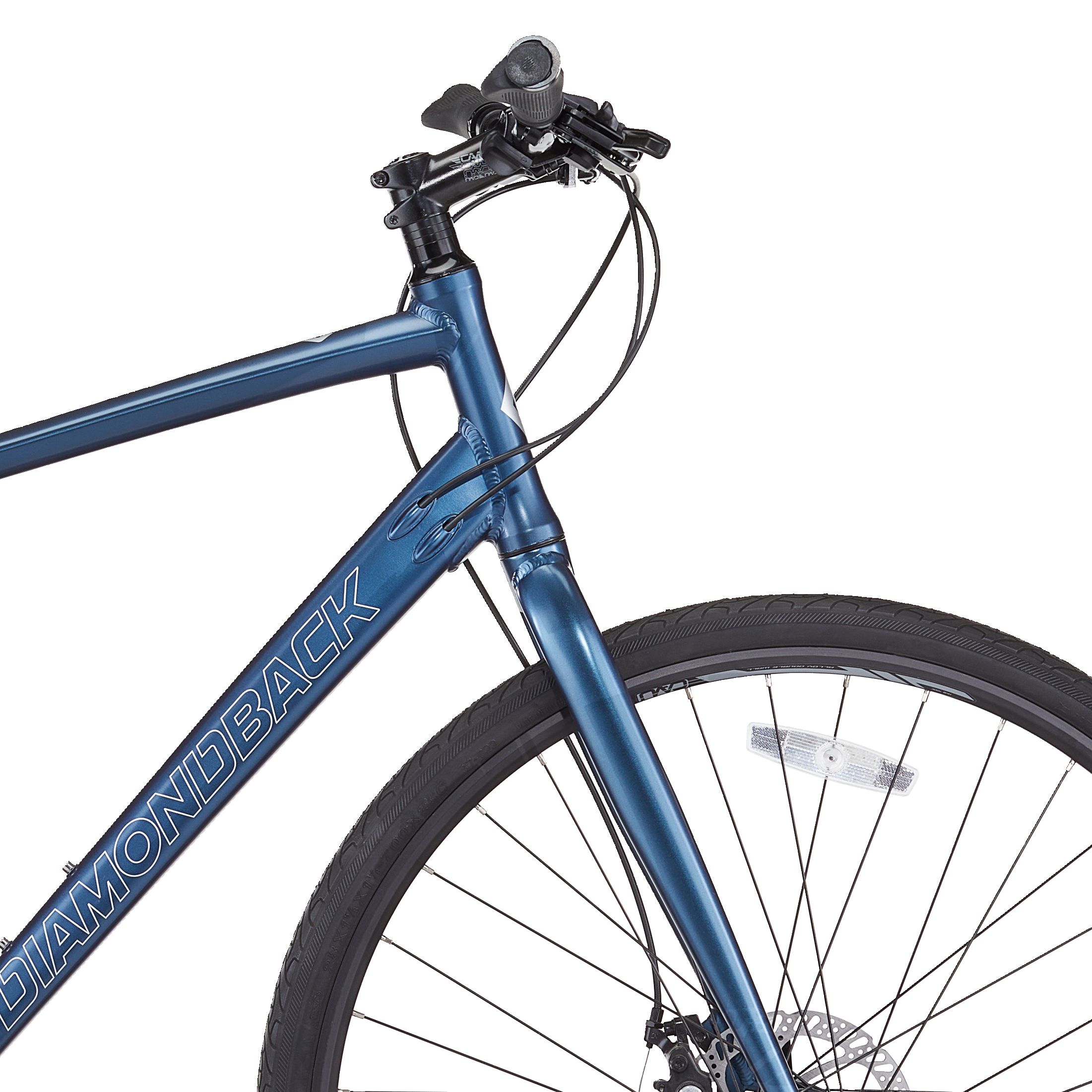 Diamondback Lachine 2 700c Hybrid Bike, 24 Speed, Aluminum, Mechanical Disc Brakes, Hardtail