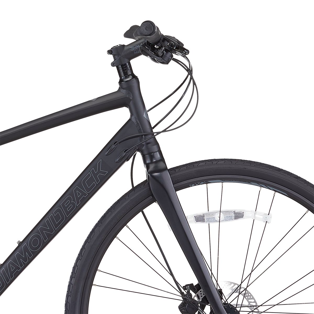 Diamondback Lachine 700C Hybrid Bike, 27 Speed, Aluminum Frame, Tektro Disc Brakes, Commuter