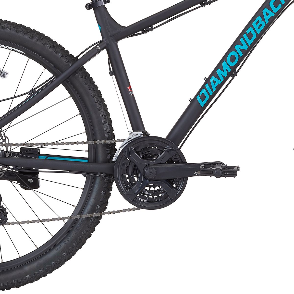 Diamondback Ridgeback 27.5" Mountain Bike, 21 Speed, Aluminum Frame, Mechanical Disc Brakes, Hardtail