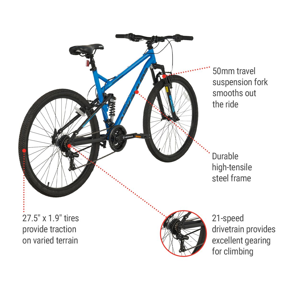 Nakamura Stratum 27.5" Men's Mountain Bike