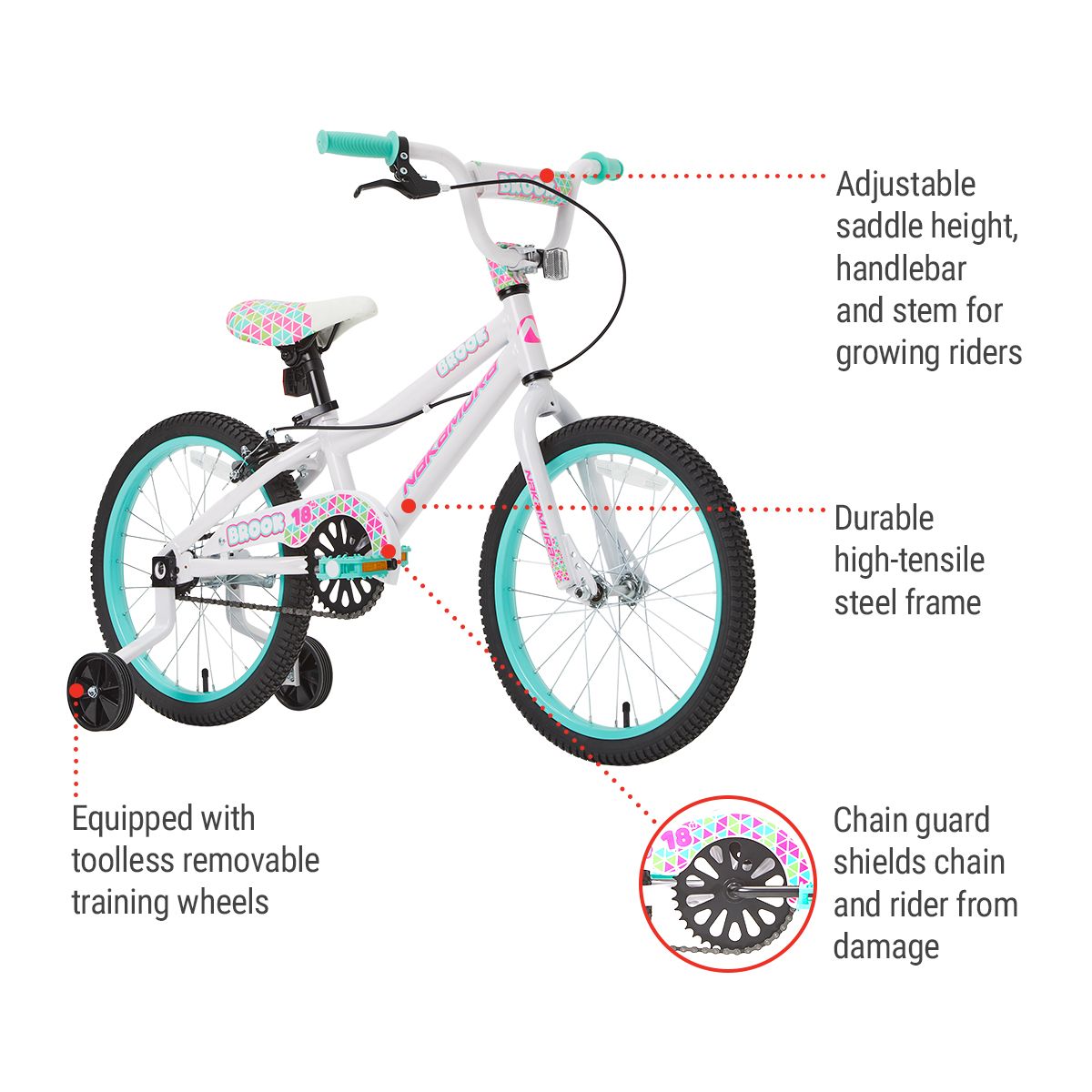 Nakamura Brook 18" Junior  Bike Front_Angled_Right