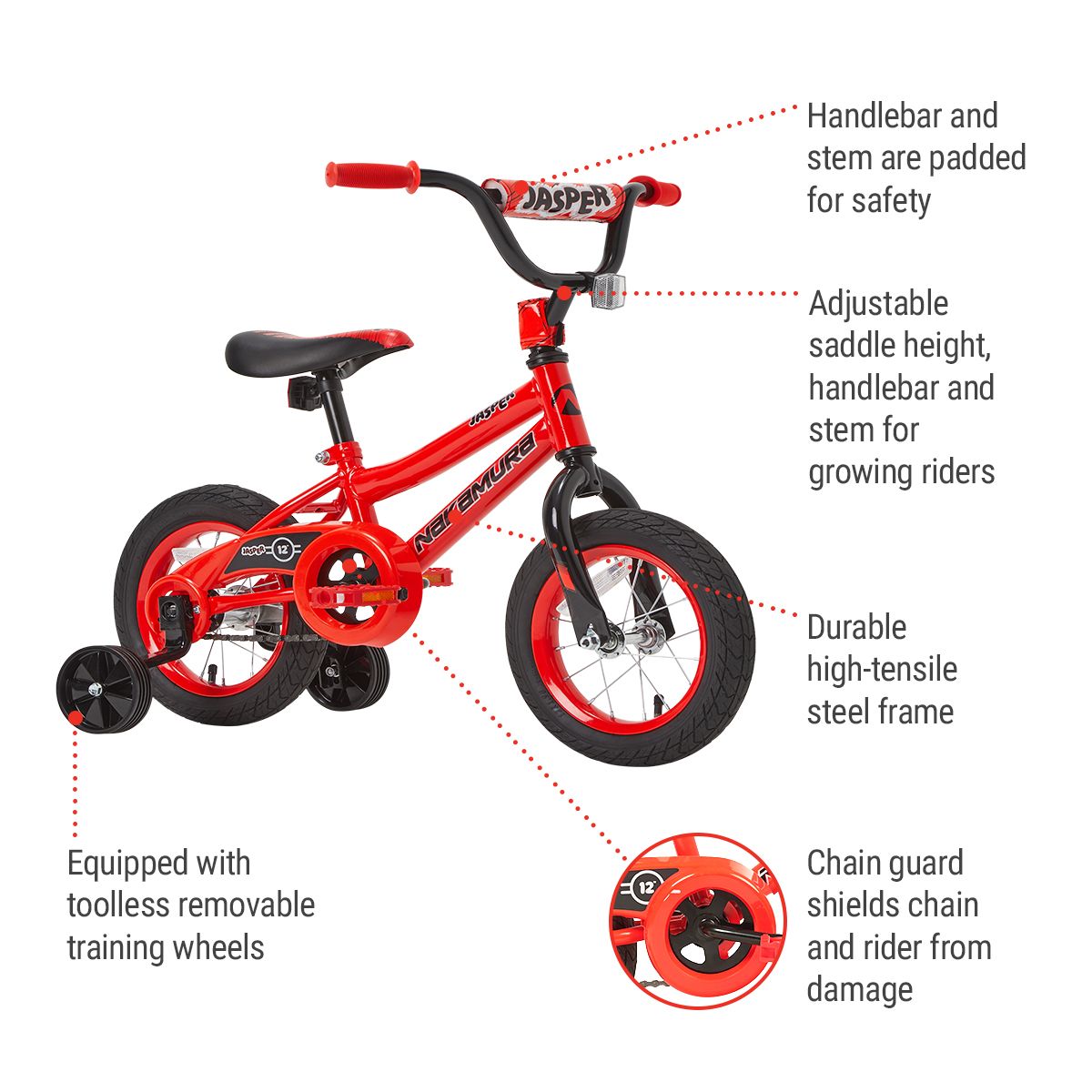 Nakamura Jasper 12" Kids' Bike