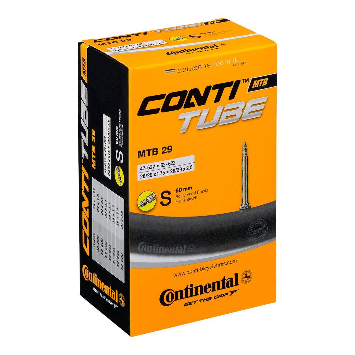 Continental Presta 29X1.75-2.5 Bike Tube
