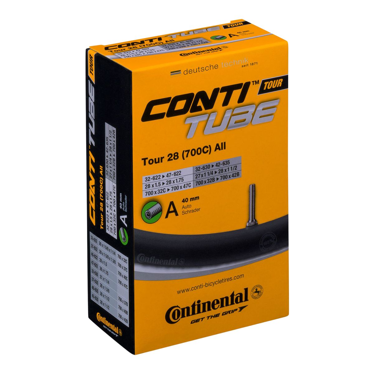 Image of Continental Schrader 700X34-47 28" Bike Tube