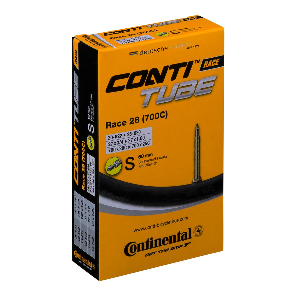 Continental Presta 700X20-25 Bike Tube