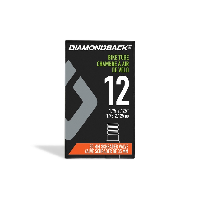 Diamondback Schrader 12x1.75-2.125 35mm Mountain Bike Tire Tube