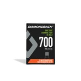 Diamondback 700C X 35-43 35 mm Schrader Road Bike Tire Tube Front_Flat
