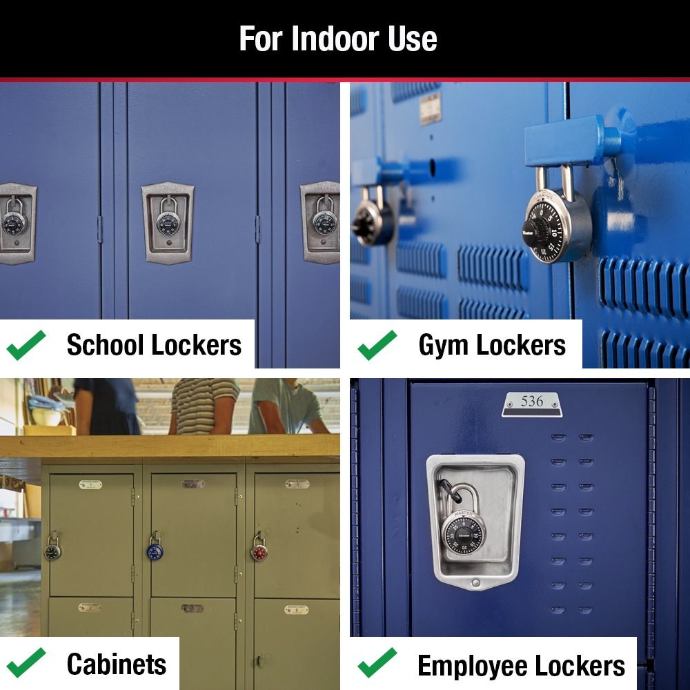 Master Lock 48mm Padlock, Locker, Combination