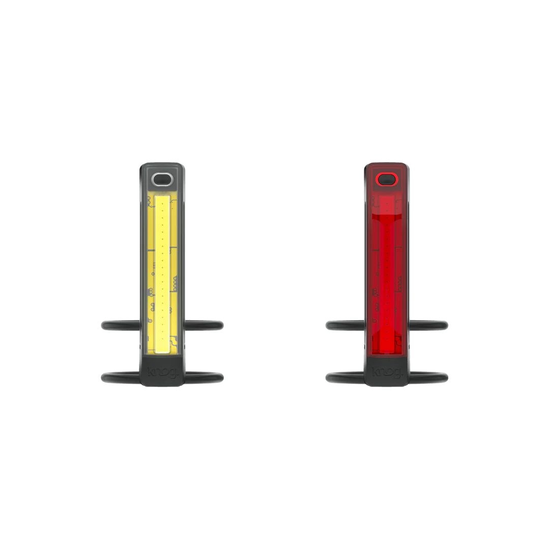 Knog Plus Twinpack Bike Lights, 40/20 Lumens Front_Flat