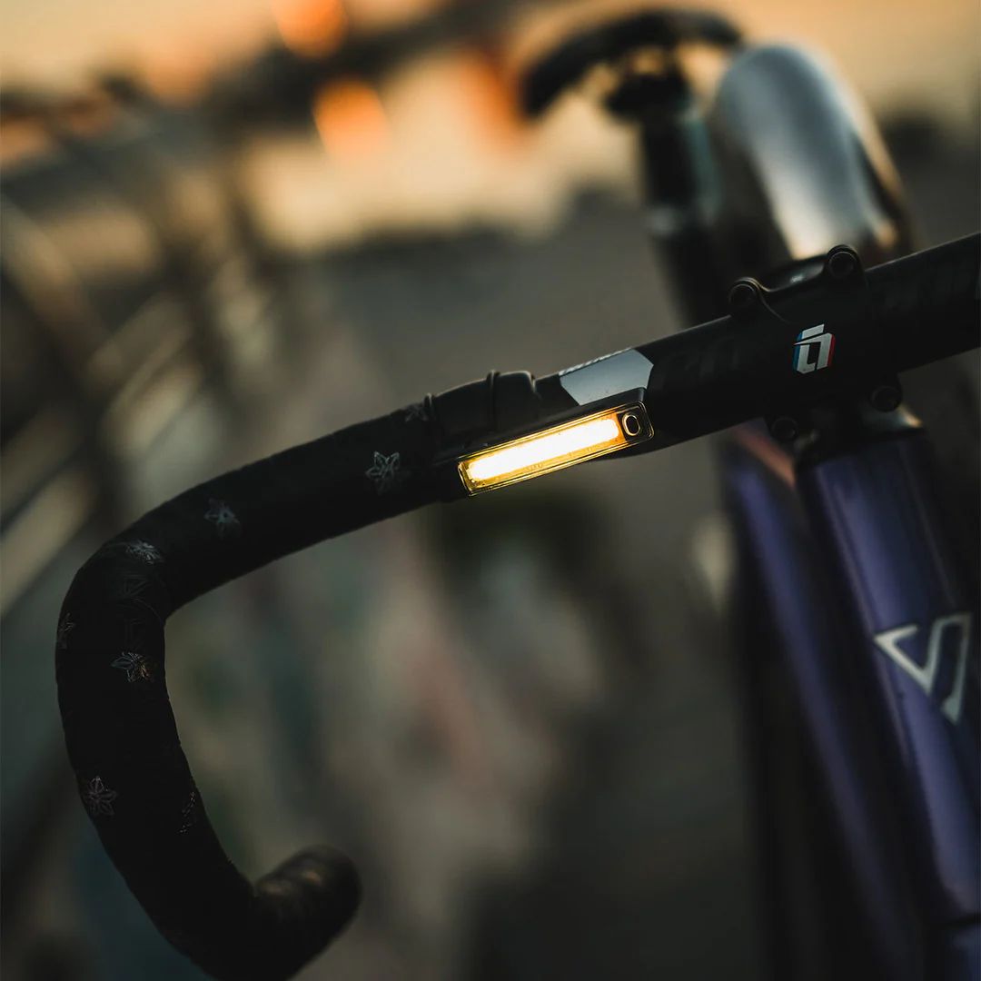 Knog Plus Twinpack Bike Lights, 40/20 Lumens Front_Angled_Left