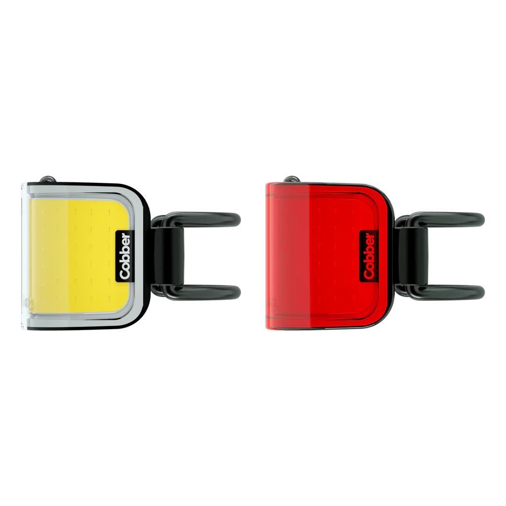 Knog Little Cobber Twin pack Bike Lights, 110/50 Lumens Front_Flat