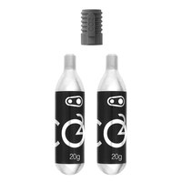 Crankbrothers Co2 20g Cartridges With Inflator Adaptor Front_Flat