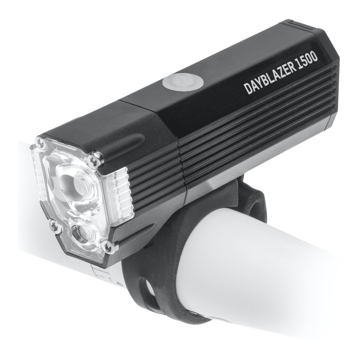 Blackburn Dayblazer 1500 Bike Headlight, 1500 Lumens Front_Angled_Left
