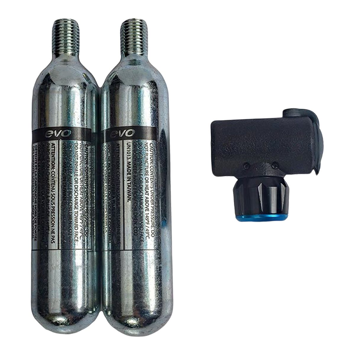 Evo Storm Micro Co2 Inflator with CO2 Cartridges Composite_or_Mixed