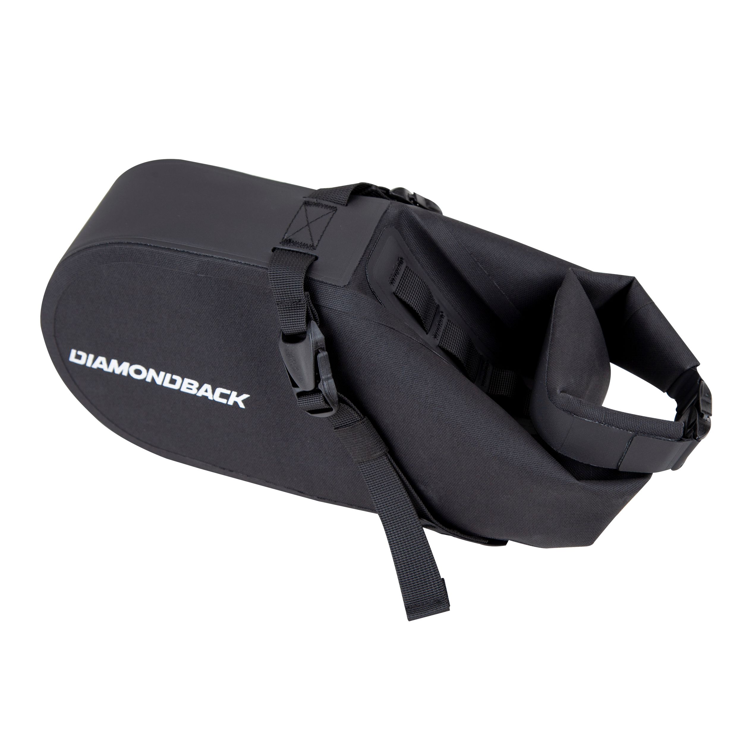 Diamondback Roll Top Saddle Bag Overhead_Plunge