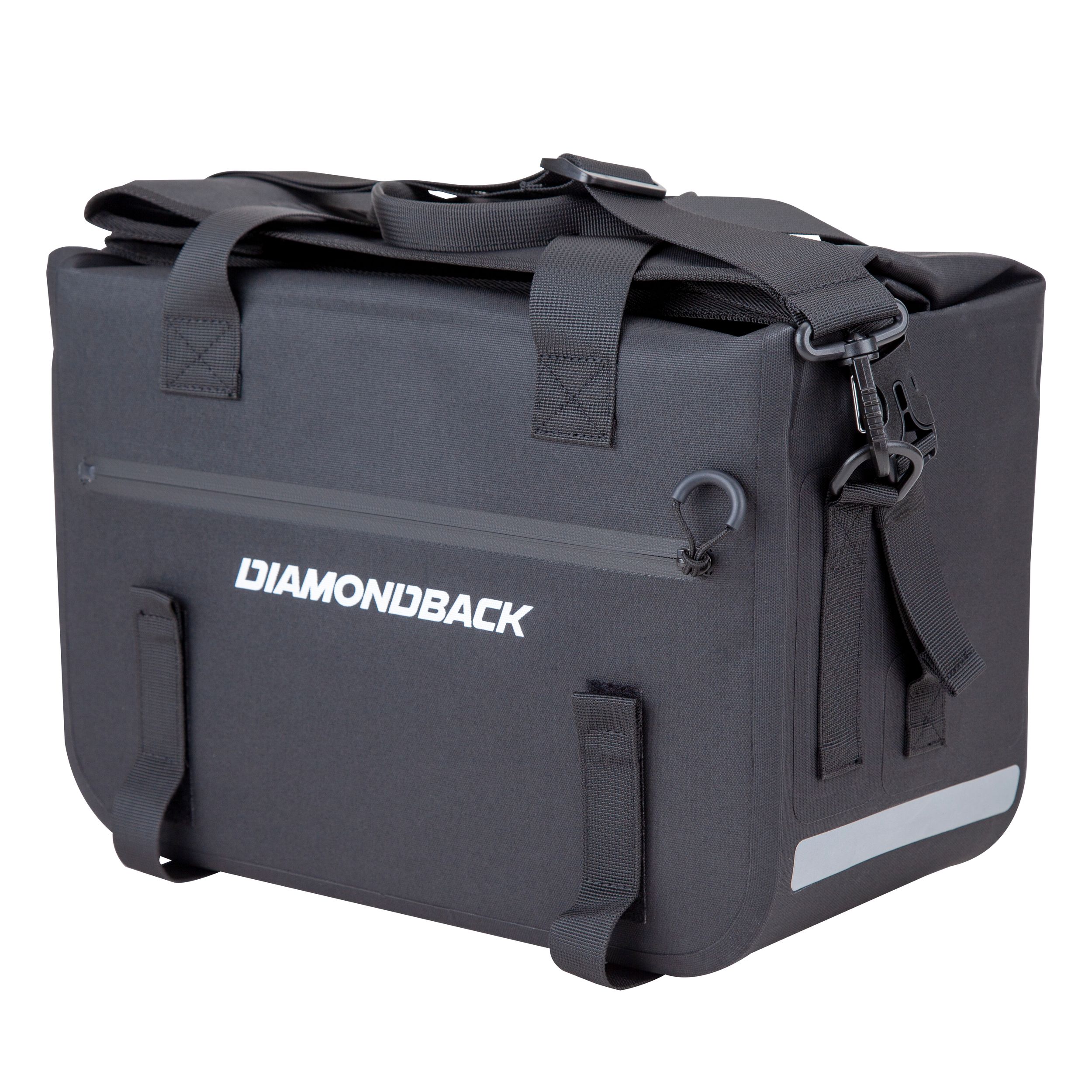 Diamondback Roll Top Waterproof Trunk Bag Front_Angled_Left