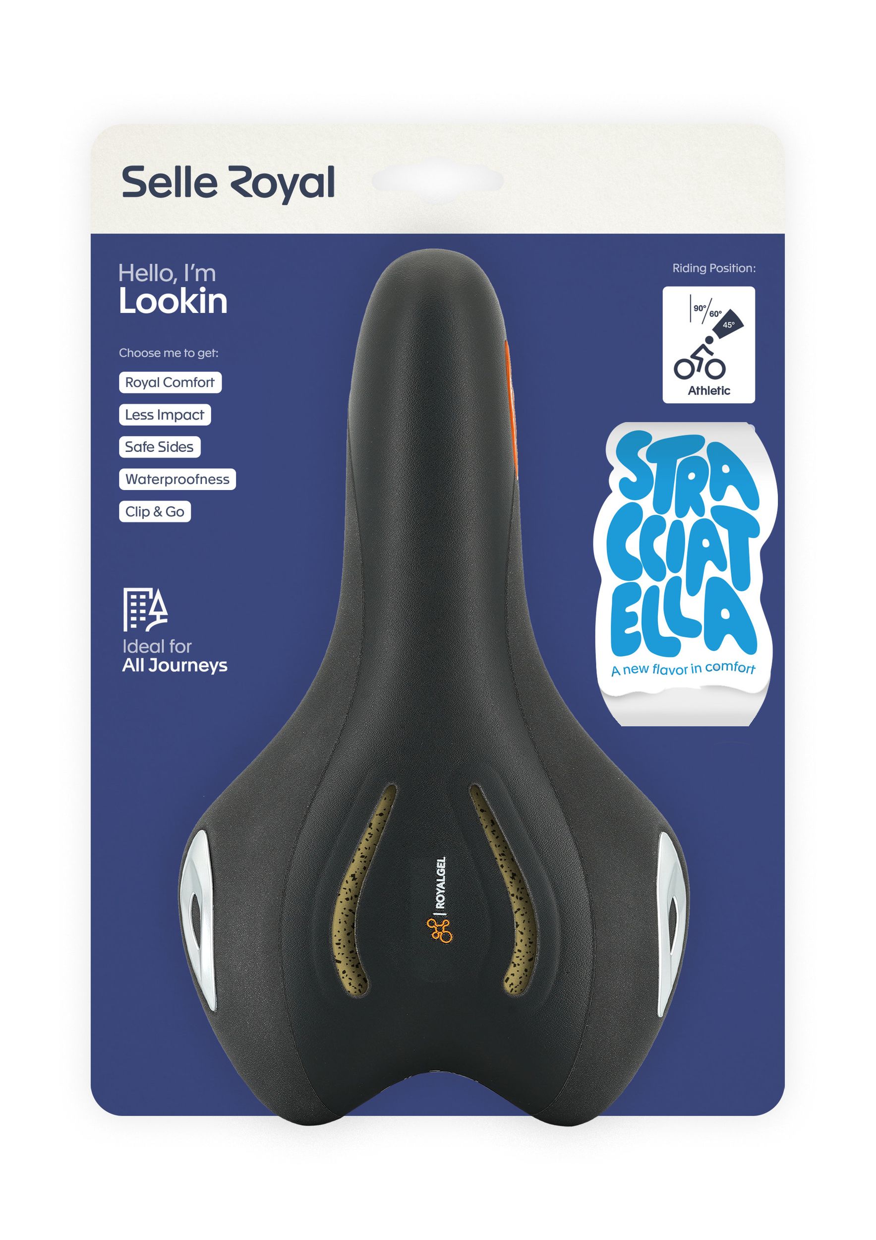Selle Royal Lookin Athletic Comfortable Bike Saddle