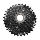 Shimano CS-HG200-8 8 Speed Cassette Overhead_Flat