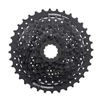 Shimano CS-HG200-9 9 Speed Cassette Overhead_Flat