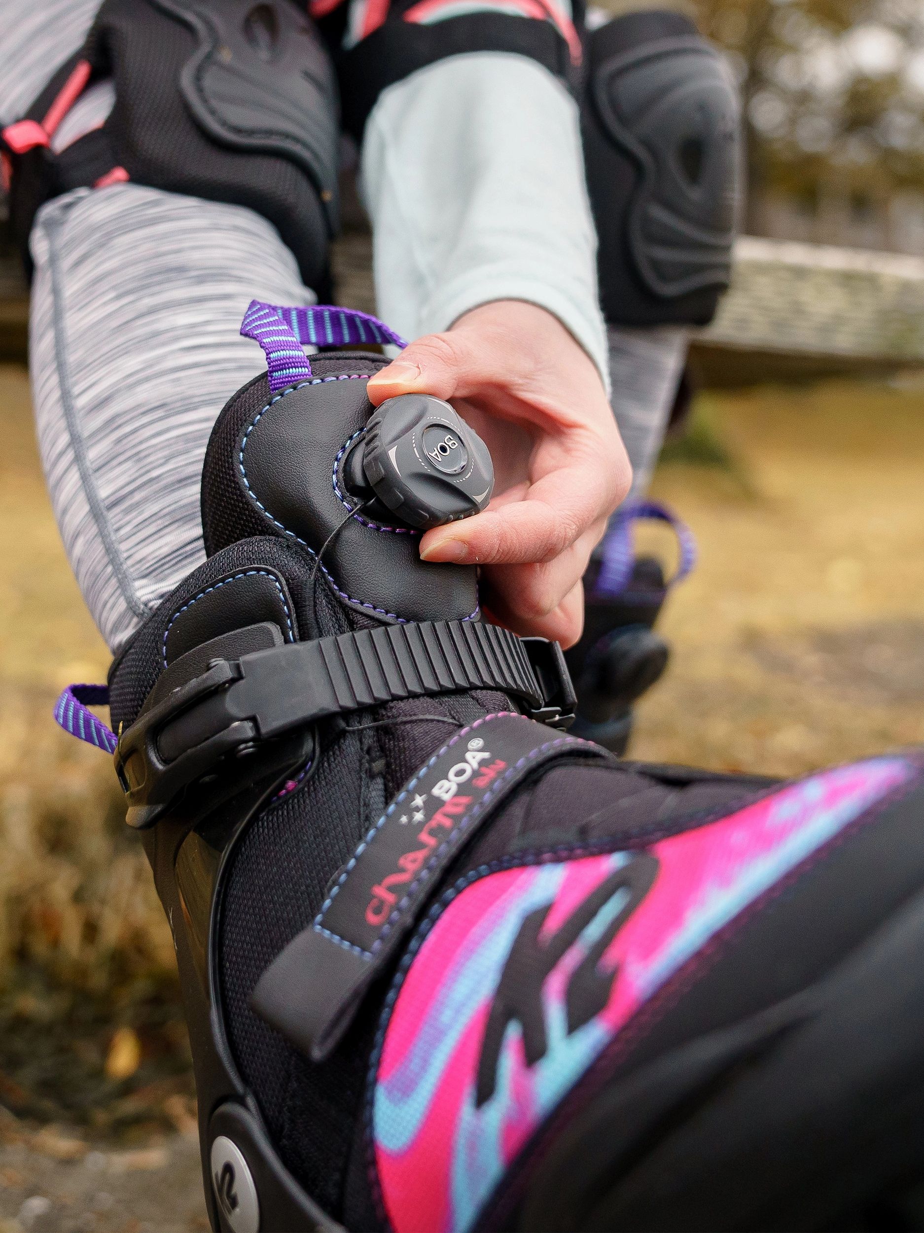 K2 Kids' Charm Adjustable Inline Skates