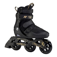 K2 Men's Trio 110 Adjustable Inline Skates Front_Angled_Right