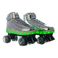 Chicago LED Light Up Roller Skates Front_Three_Fourths_Angled_Right