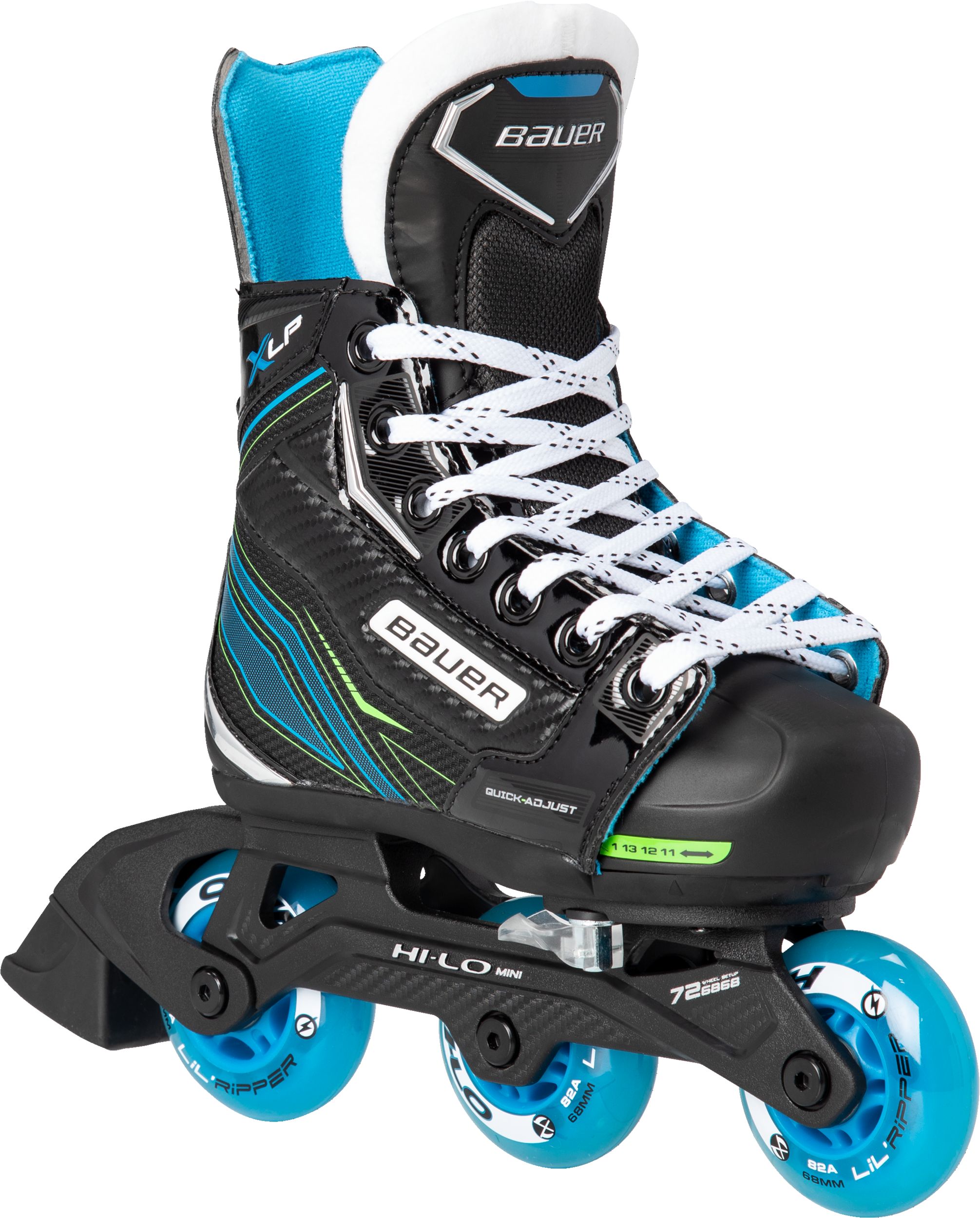 Image of Bauer XLP Adjustable Junior Inline Hockey Skates