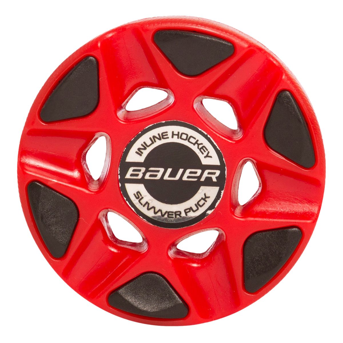 Bauer RH Slivvver Senior Hockey Puck Overhead_Flat
