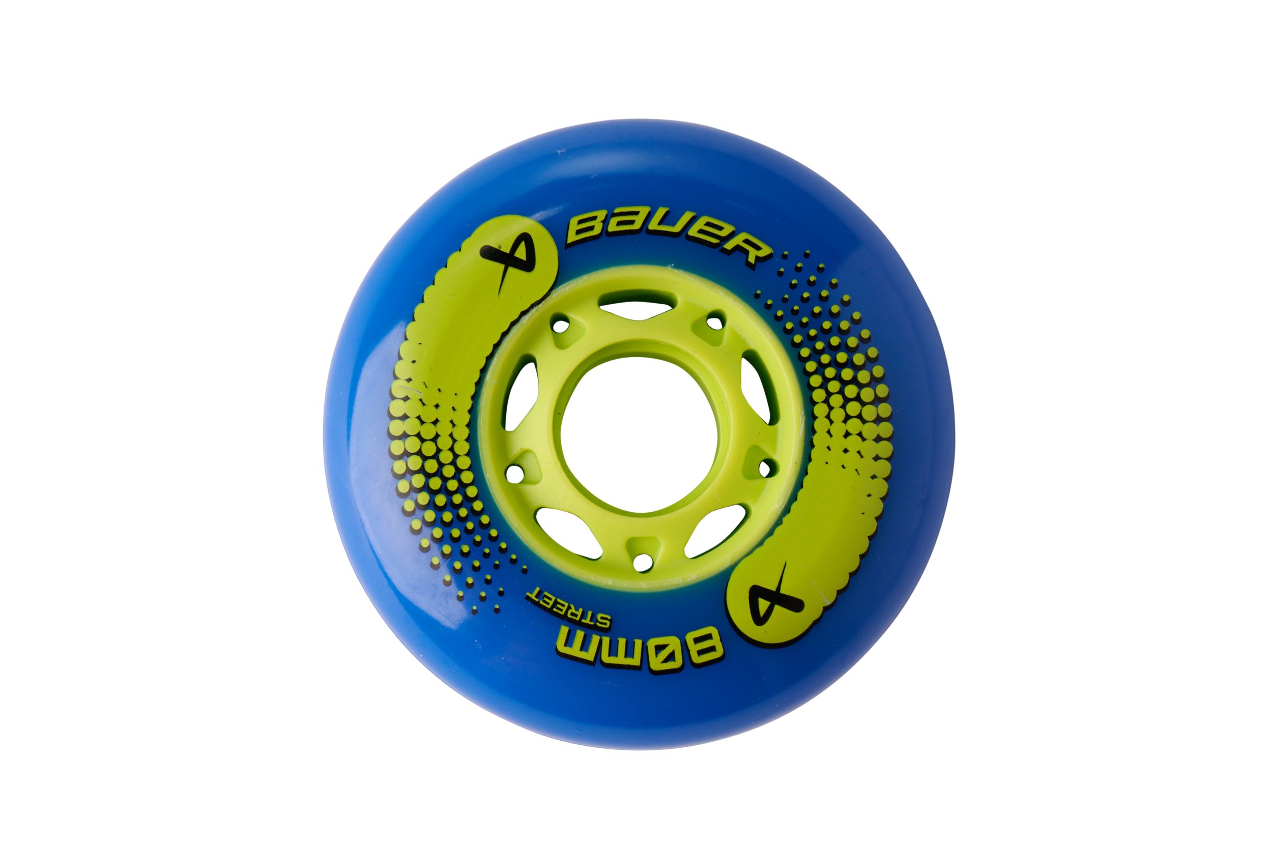 Bauer Street 72mm/82A Roller Skating Wheels - 4 Pack Front_Flat