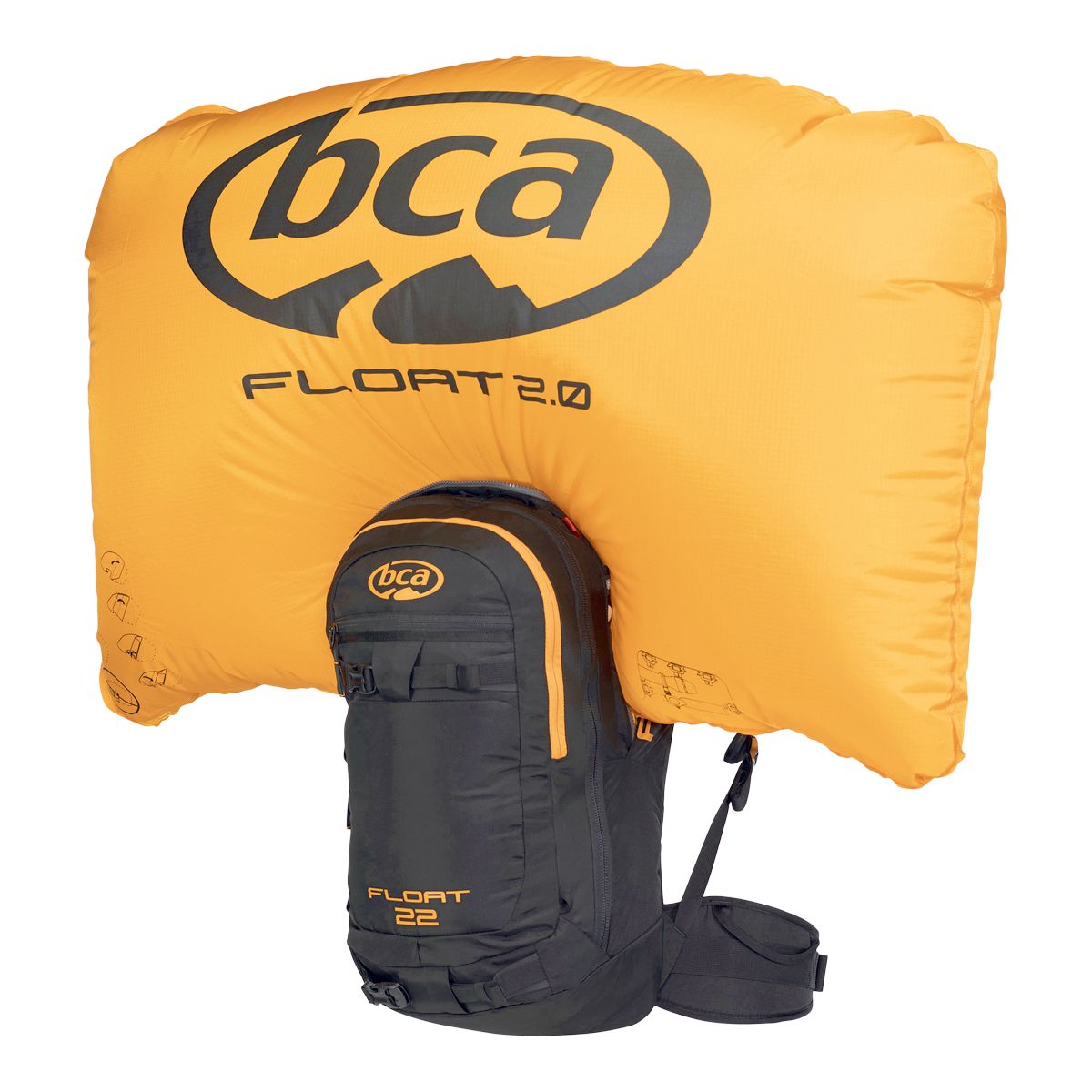 Backcountry Access Float 22L Avalanche Bag Front_Angled_Left