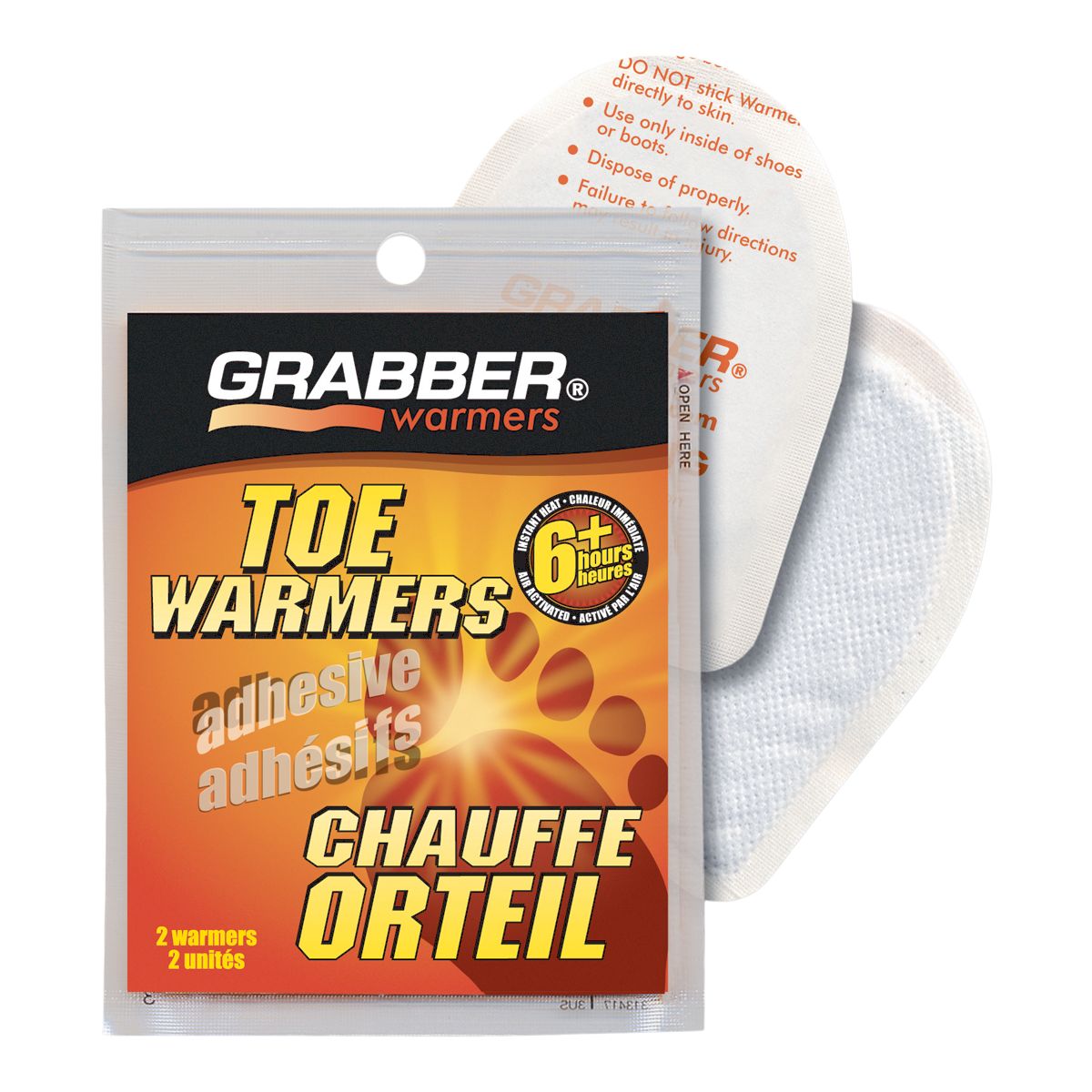 Grabber® Portable Toe Warmers 10pk