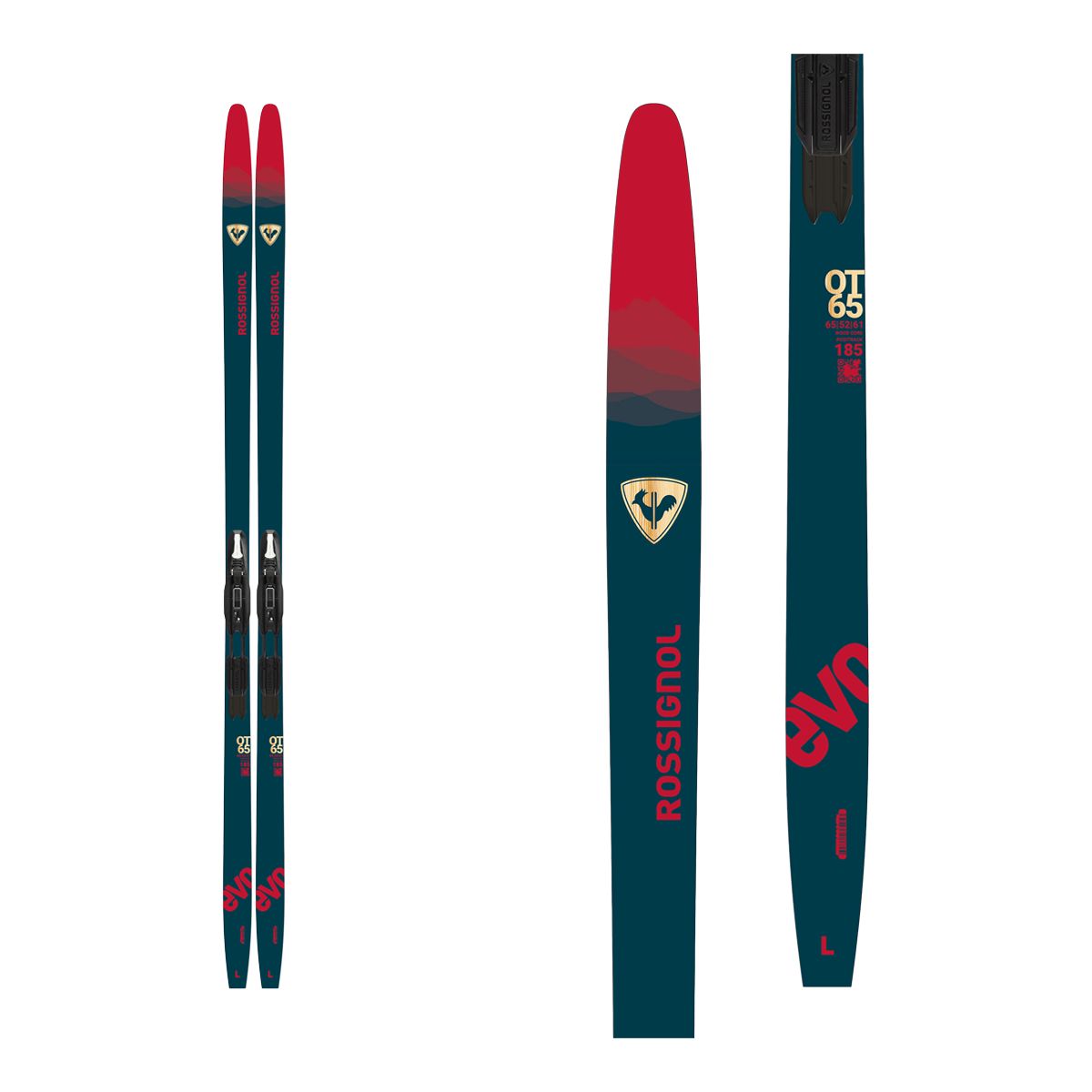 Image of Rossignol Evo OT 65 IFP Positrack Skis with Control 2023/24