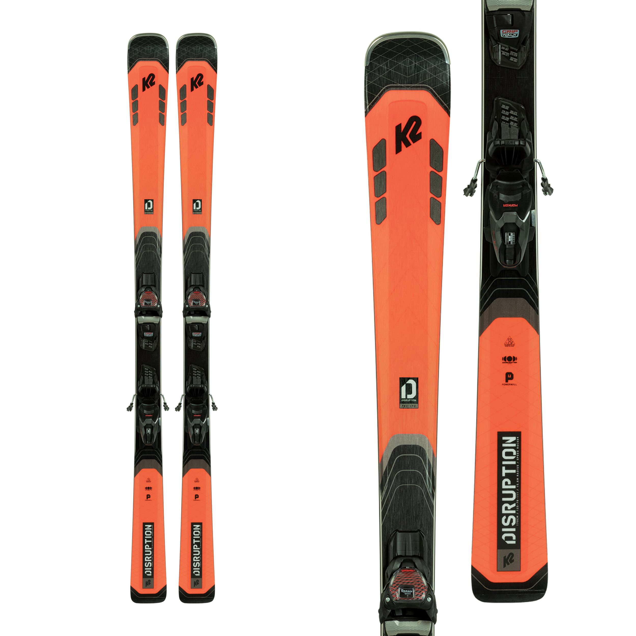 K2 Disruption 78C Men's Skis 2020/21 & Marker M3 11 Compact