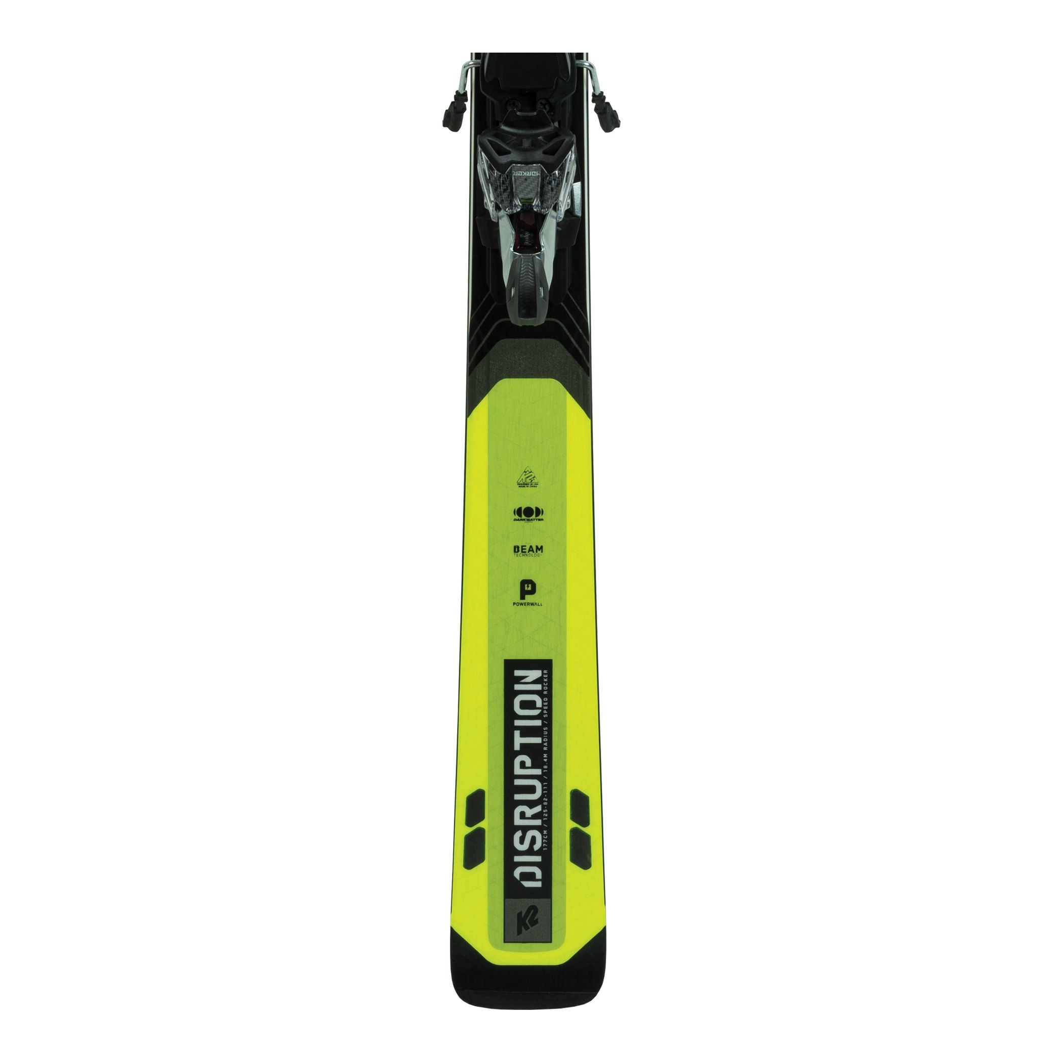 K2 Disruption 82TI Men's Skis 2020/21 & Marker MXCELL 12TCx Bindings