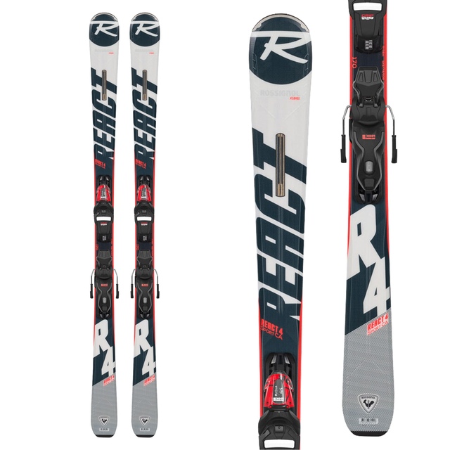 Rossignol React R4 Sport CA XPress Men's Skis 2020/21 & Look XPress 11 GW B83 Bindings