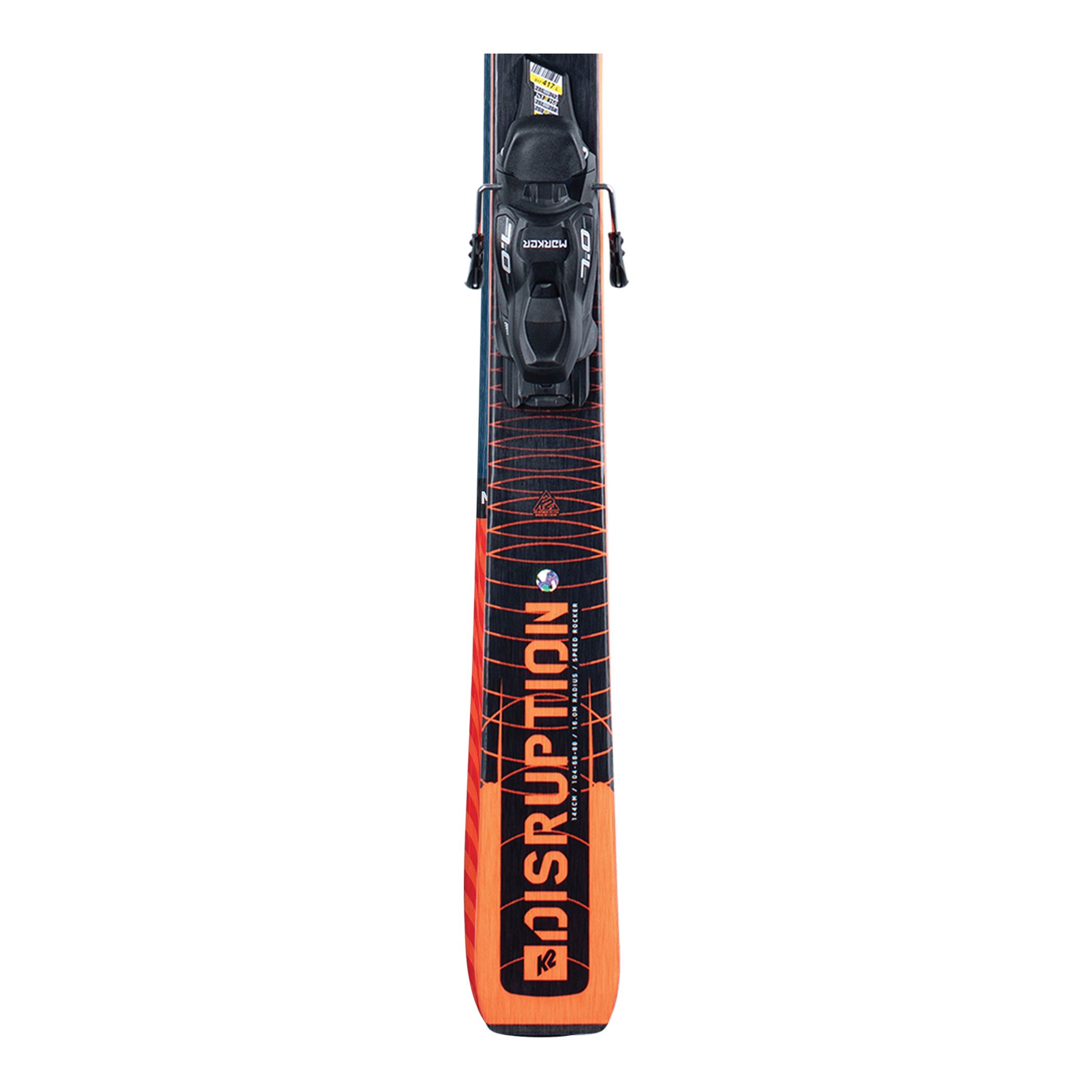 K2 Disruption Junior Skis 2021 & Marker FDT 7.0 Bindings