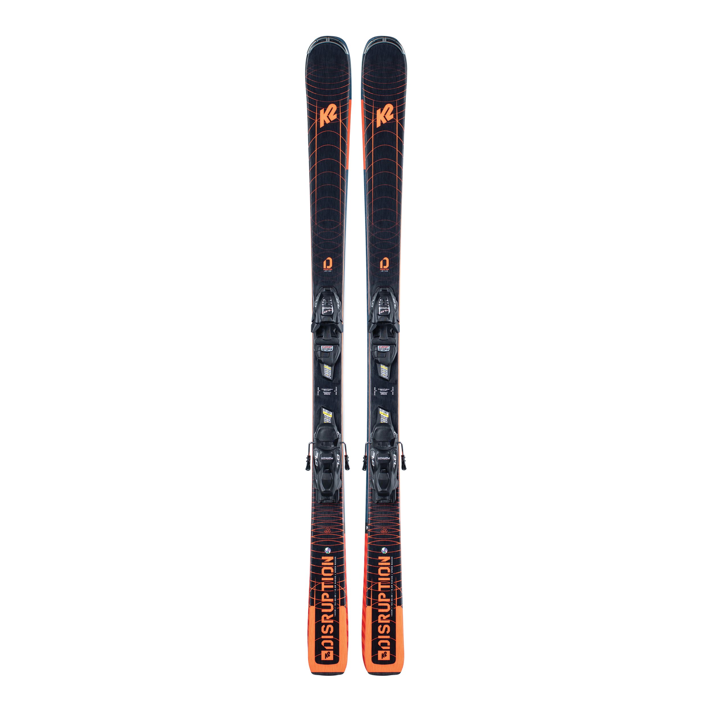 K2 Disruption Junior Skis 2021 & Marker FDT 7.0 Bindings