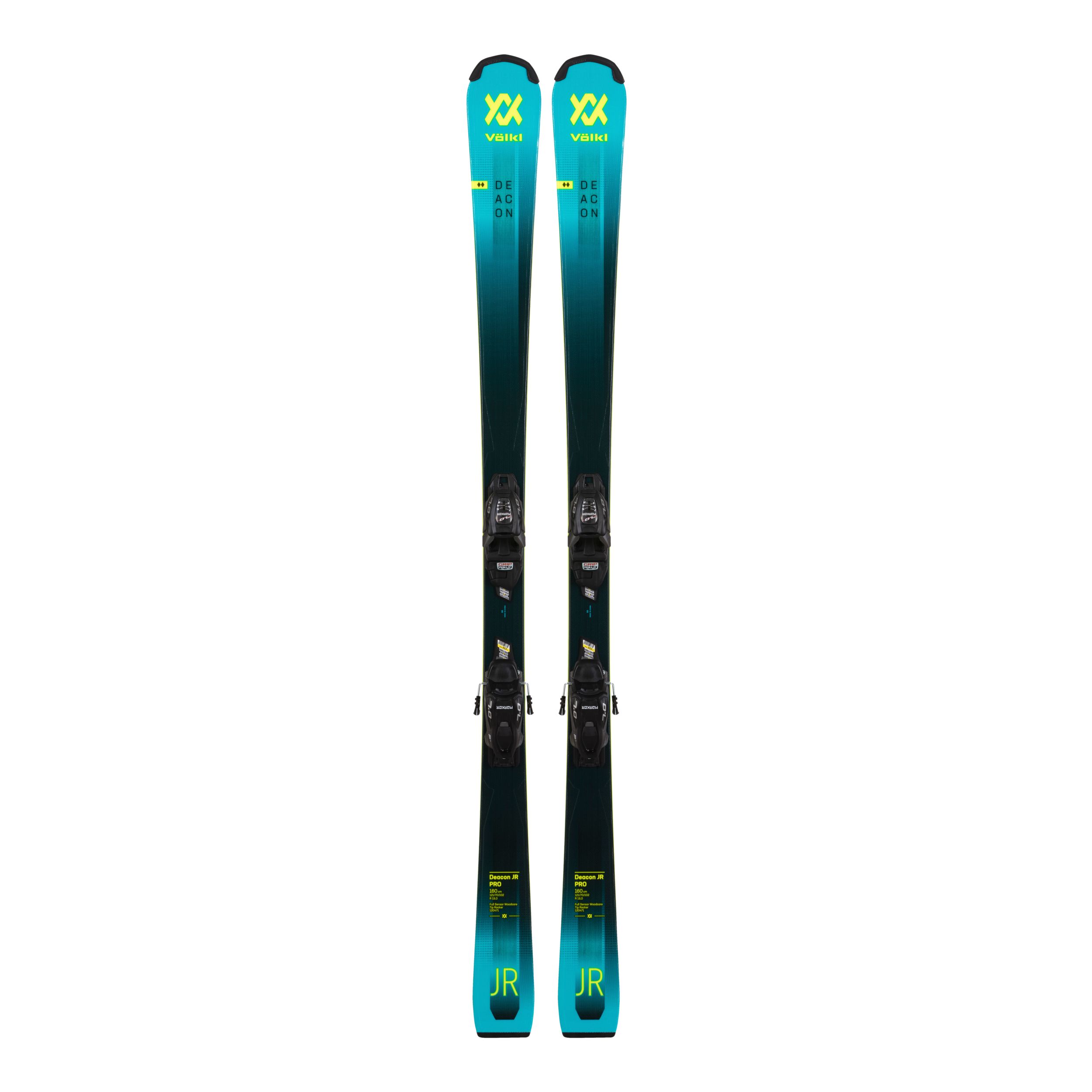 Volkl Deacon Pro Junior Skis 2020/21 & Marker 7.0 Vmotion R Junior Bindings