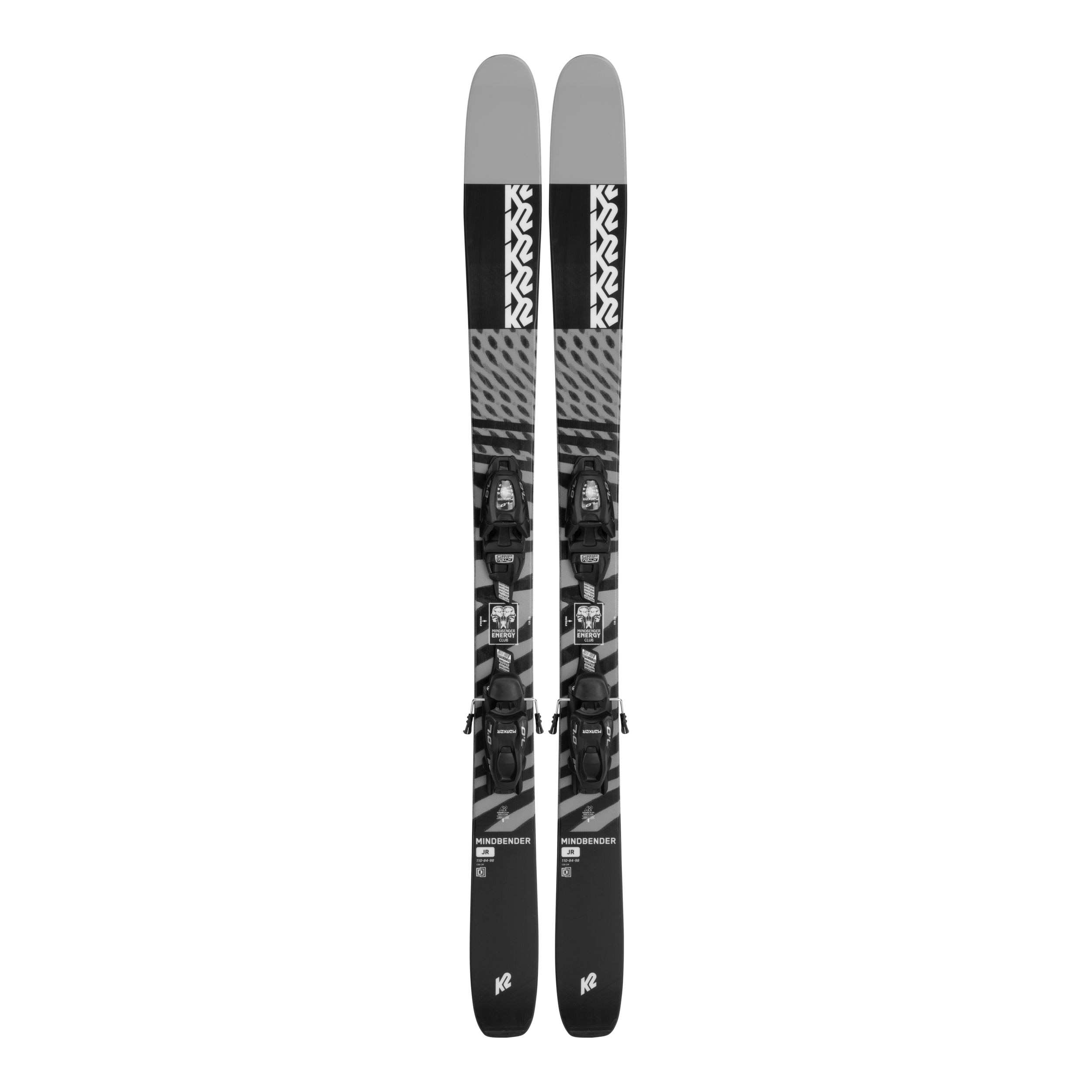 K2 Mindbender Junior Skis 2021/22 & Marker FDT Jr 7.0 Bindings